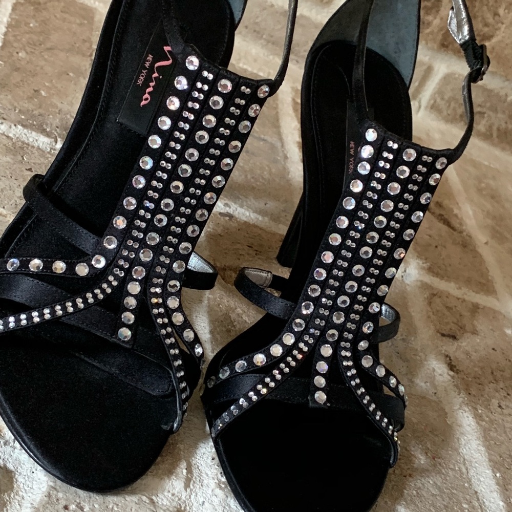 Nina Shoes rhinestone evening sandal shoes - Picture 3 of 8